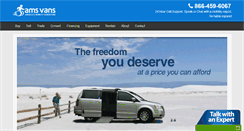 Desktop Screenshot of mobilityvanss.com