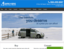 Tablet Screenshot of mobilityvanss.com